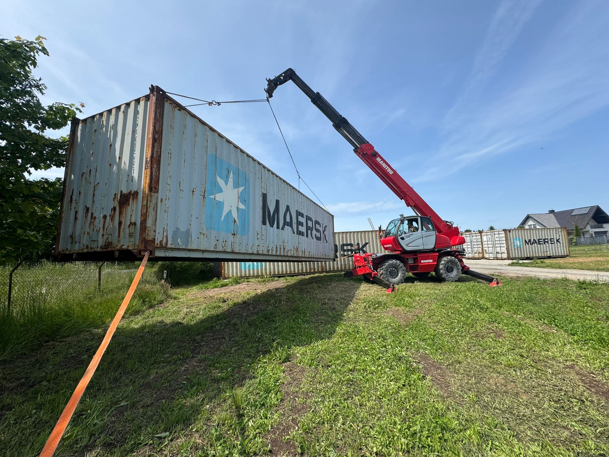 Proces ustawiania kontenerów